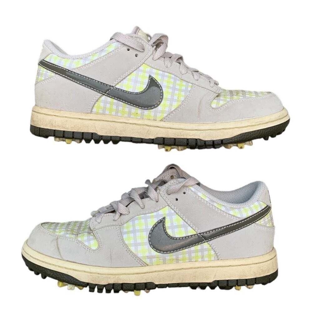 2012 Nike Dunk NG Plaid Golf Cleats Size 6